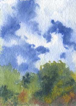 "Summer Sky" by Patricia Erickson, Middleton WI - Watercolor